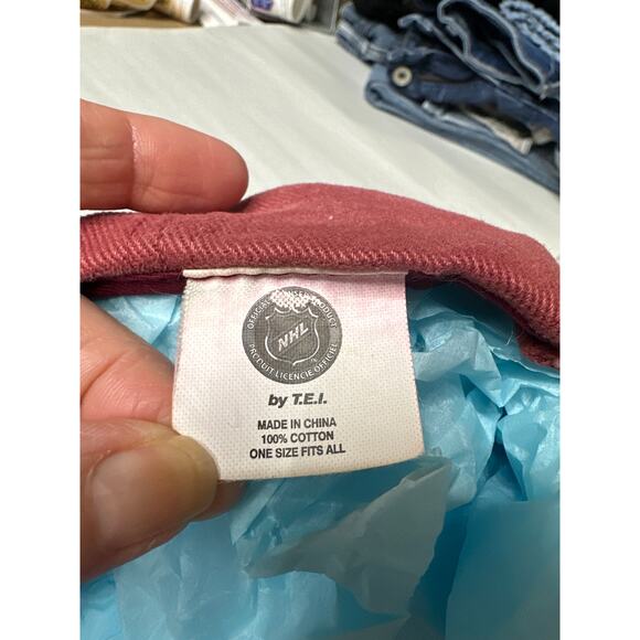 NHL Colorado Avalanche Baseball Hat Logo Athletic Embroidered Hockey One Size - Picture 5 of 8